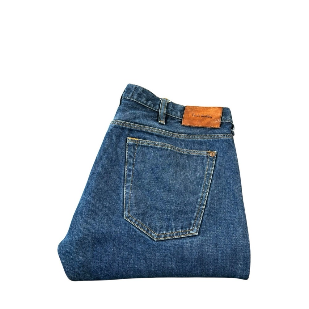 Paul Smith Button Fly‎ Blue Denim Men's Jeans Size 34x28